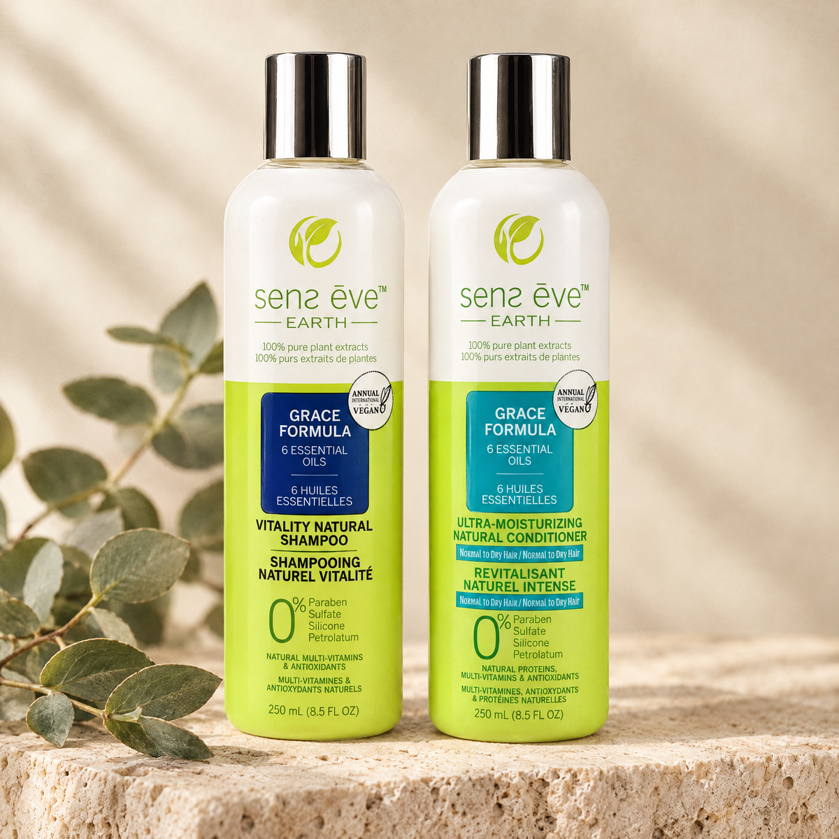 Sens Ēve Vitality Duo shampoo and conditioner