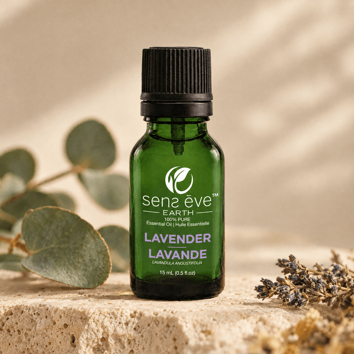 Lavender 100% Pure & Natural Essential Oil - 15 mL - Sens Ēve - simple