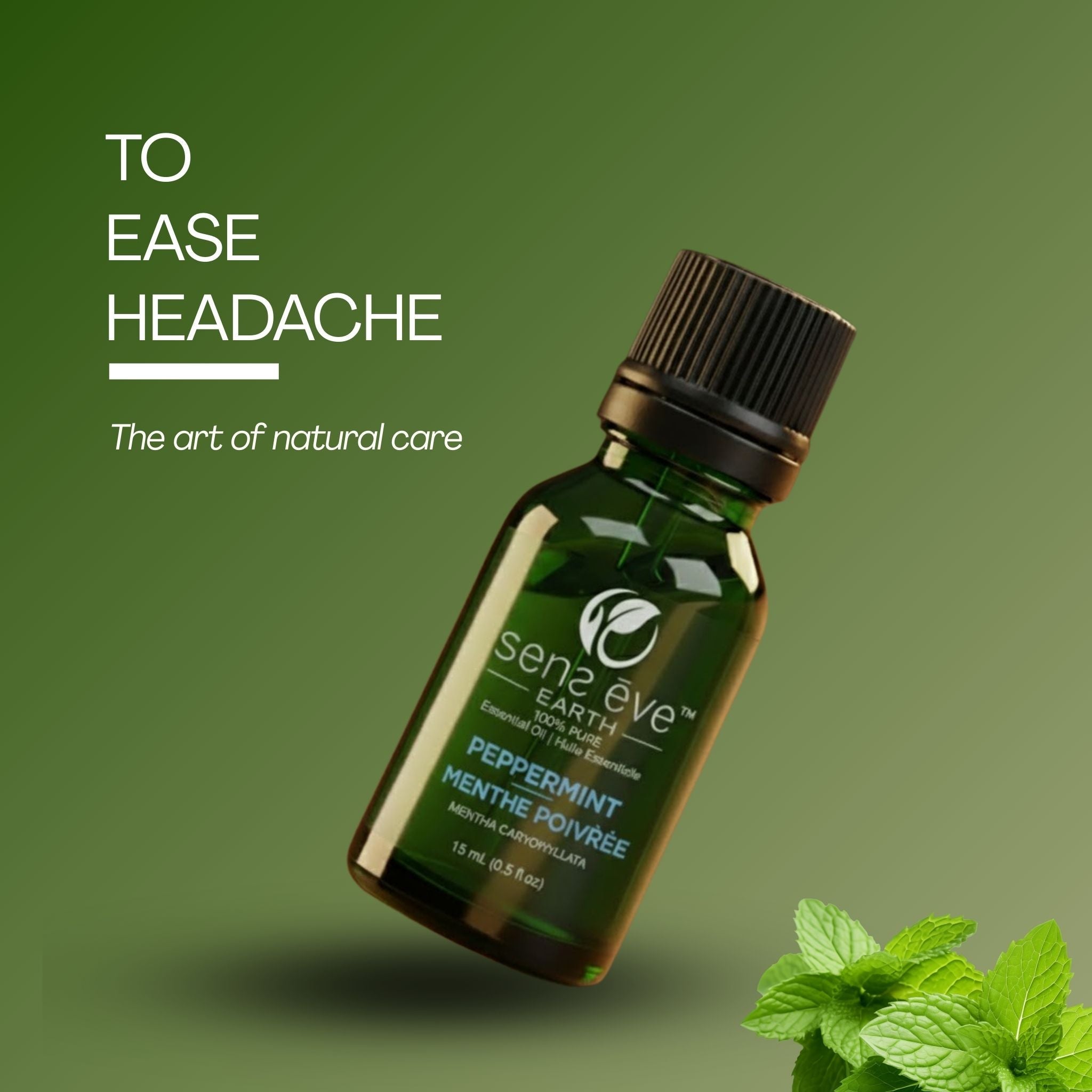 Peppermint 100% Pure & Natural Essential Oil - Sens Eve - simple