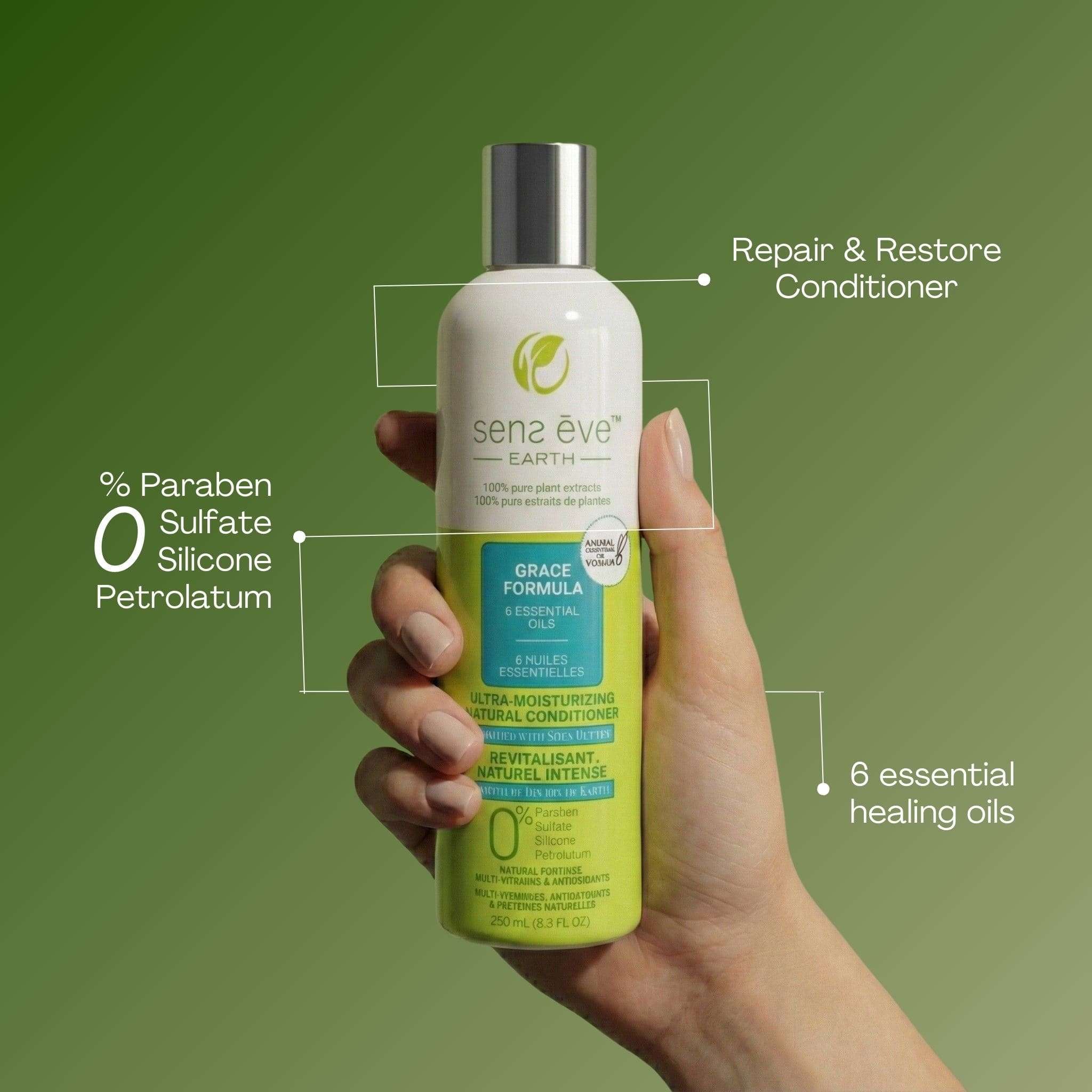 Vitality Hair Routine | Made with Essential Oils - Sens Ēve - Combo