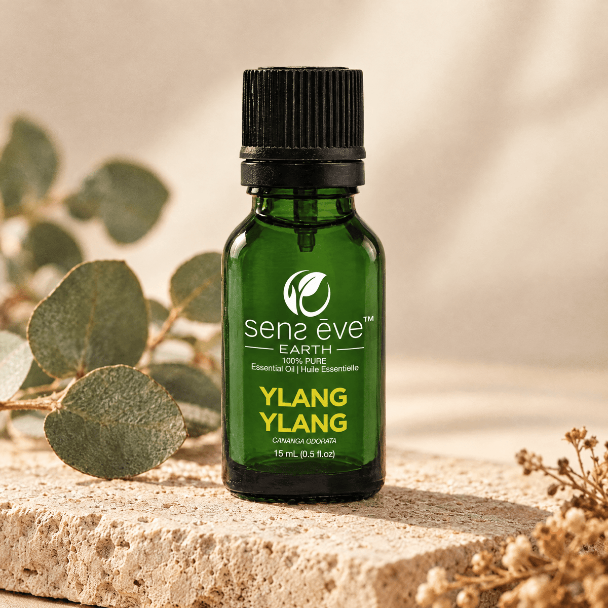 Ylang Ylang 100% Pure & Natural Essential Oil - 15 mL - Sens Ēve - simple